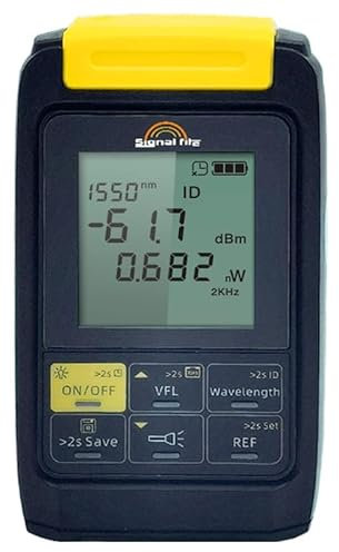 Signal fire Mesureur de puissance optique Lumière rouge Niveau professionnel tout-en-un OPM rechargeable avec stylo fibre Testeur d'atténuation de réseau multifonctionnel 4-en-1 20 milliwatt