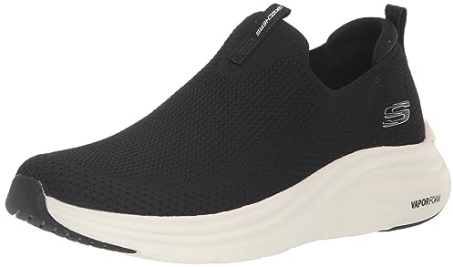 Skechers Vapor Foam True Classic, Zapatillas Mujer, Black Knit Trim, 39 EU