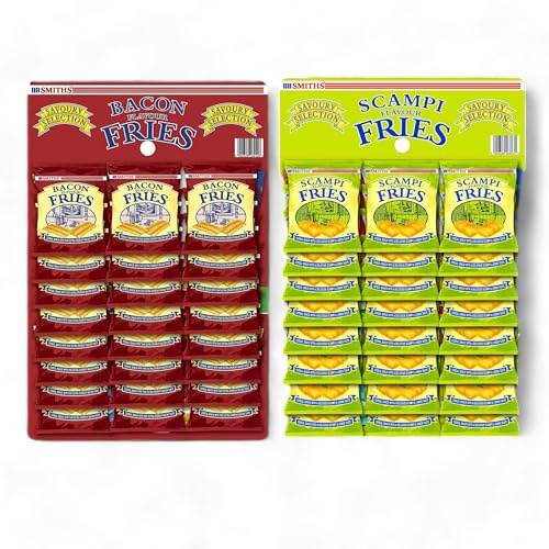Pub Card Bundle : 24 x 24g Bacon Fries and 24 x 27g Scampi Fries