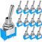 Gebildet 12 piezas MTS-103 Mini Interruptor de Palanca 125VAC 6A, 3 pines 3 posiciones ON/OFF/ON SPDT, Micro Interruptor Basculante de Enclavamiento
