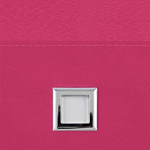 Roller Blind with Square Eyelets Easy Fit Trimable Home Office Window Fabric Blinds for Kitchen Living Room Bathroom Garage Camper Van Caravan Lightweight (Pink/Fuchsia, 150cm x 165cm (59 x 65))