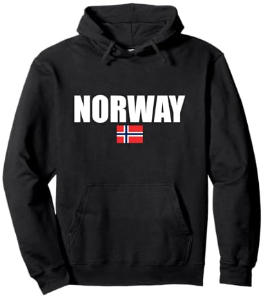 Norway Norwegen Norwegische Flagge Norweger Pullover Hoodie