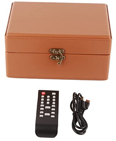 MUNEFE Lecteur CD Rétro, Lecteur CD Valise, Lecteur CD Vintage, Adapté pour FournirRapport Code/Bruit élevé Et Une Perte Sonore Minimale