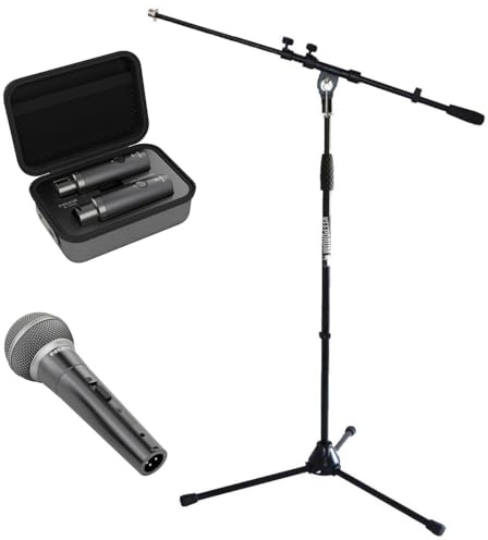 Nux B-3RC Drahtloses Hand-Mikrofon Set mit keepdrum Mikrofonständer
