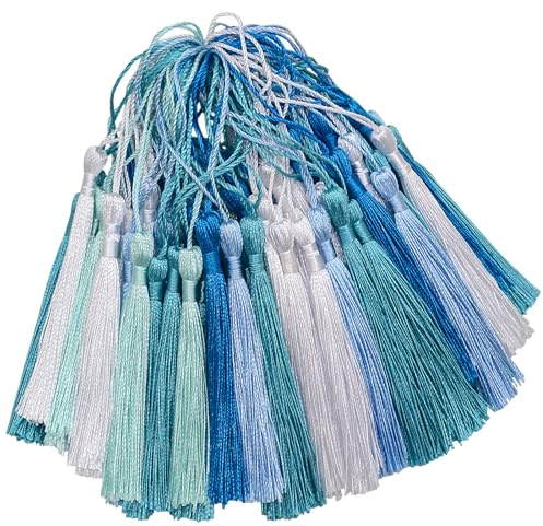100 pezzi mini ciondoli a forma di nappa in seta piccoli per bricolage fai da te segnalibri ghirlanda braccialetto orecchini collana borsa carta portachiavi regalo decorazione personalizzata donna