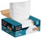 SONGMICS Sacs Poubelles, 30 L, avec Liens Coulissants, 80 Pièces, Sac Code H, Résistant, Distributeur Rapide, Blanc Crème KRB031A02
