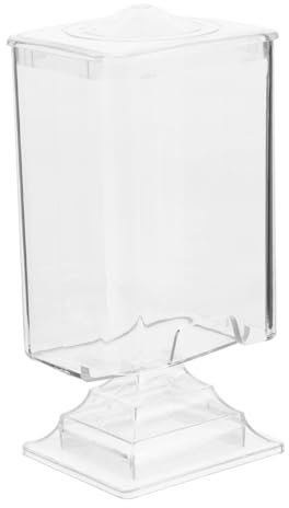 Ipetboom Nageltuchbehälter Aus Kunststoff Organizer Für Wattepads Aufbewahrungsbox Für Make-up-pads Spender Für Kosmetik-wattepads Transparenter Ständer Mit Staubdichtem Boden Für Home Und