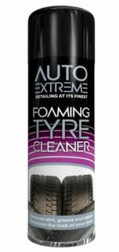 Foaming Tyre & Alloy Wheel Cleaner Spray 300ml – Removes Dirt Grime and Brake Dust Restores Shine and Finish (pack of 1)