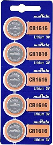 Murata CR1616-BEABAE Pile Bouton CR 1616 Lithium 60 mAh 3 V 5 pc(s)