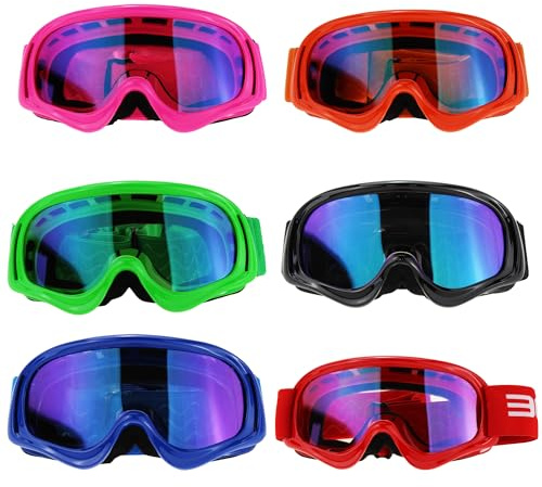 Kids X2K Motocross MX Goggles Motorcycle Motorbike Off Road ATV BMX Quad Dirt Bike Racing Protection Enduro Junior Children Cub Safety Eye Wear (Green)
