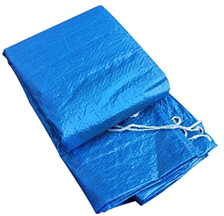 POPETPOP Bâche De Piscine Ronde Imperméable Et Anti-poussière Protection pour Piscines Gonflables Et Cadres Légère Et Facile à Stocker Adaptée Aux Diamètre Couleur Bleue