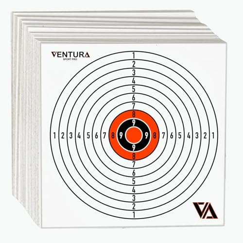 Diana de Papel 17 x 17 cm (100 Recambios) para Airsoft, Aire comprimido o Tirachinas