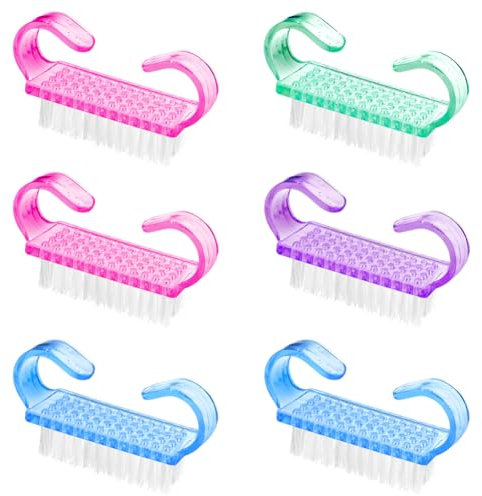 LOPHE Spazzola Per Unghie, 6 Pezzi Spazzola Per La Pulizia, Lavaggio Di Mani Spazzolino, Spazzola Per Il Lavaggio Delle Mani, Per Pulizia E Pulizia Delle Unghie