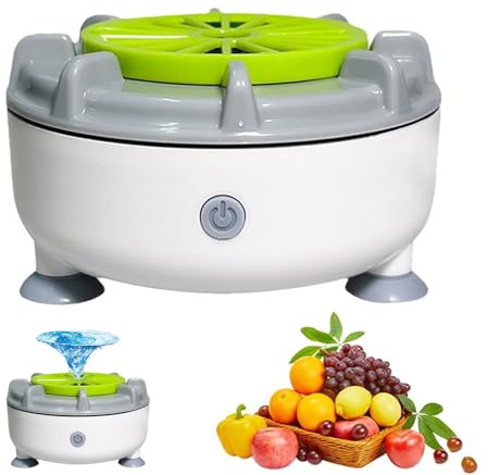 Seattleget Efficient Nettoyeur portable pour fruits et légumes - Nettoyeur à ultrasons - Rechargeable - Pour légumes, fruits, viandes