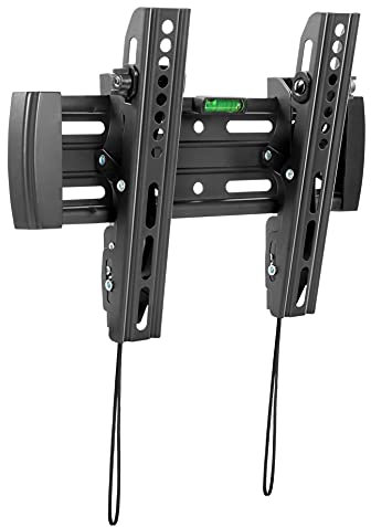 RICOO Soporte TV Pared Inclinable Fijo Plano Televisión 23-42 (58-107cm) N4522 Slim Universal Televisor LED/LCD/Curvo VESA 100x100-200x200