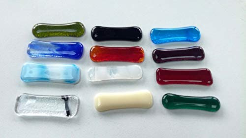 Porte-couteaux - art de la table - repose baguette - pose - couvert- original - de verre et de couleurs