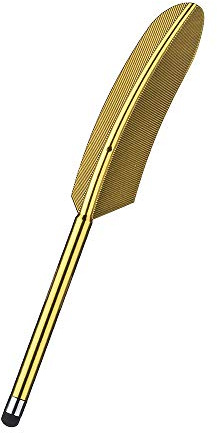Eingabestift Touchstift,Colorful Universal Kapazitive Stylus Pen Touchscreen Feder Design für Touch Screens iPhone iPad, iPod, Samsung Galaxy (Gold)
