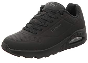 Skechers Men's Uno Stand on Air Sneaker, Black Durabuck Trim, 10 UK