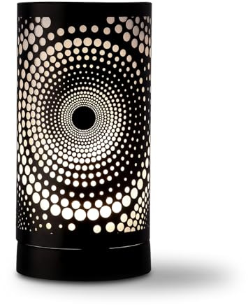 Zen’Arôme Brûleur Cire Parfumée Calorya n°12 - Brûle Parfum Électrique pour Fondant Parfumé - Lampe à Parfum en Métal avec Commande Tactile - Éclairage d’Ambiance Coloré – Idée Cadeau Originale