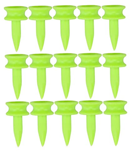 Rachlicy Golf Tees Golftees Plastik üben Golftees kleine Burg Tees 25mm Grün für Teile 100pcs