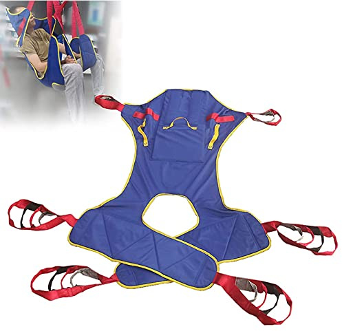 Full Body Patient Lifting Harness Commode Lifter Divided Leg Shower Sling - Patient Lift Toileting Hoist Sling - Medical Transfer Belt For Paralyzed Elderly And Disabled - Load 230kg