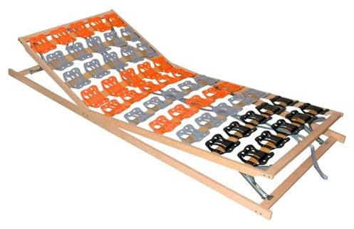 Coemo 7-Zonen Tellerlattenrost CubiFlex 120x200 cm hochflexible Teller für optimale Körperanpassung, Lattenrahmen Made in EU - Lattenrost mit Kopf- und Fußteilverstellung