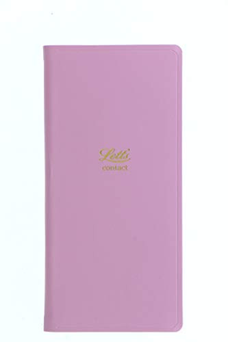 Letts Icon Slim Pkt Address Book Pink