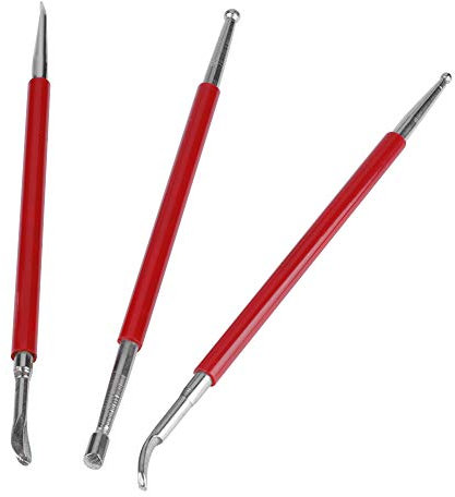 Strumento per Sfregamento della Pressa per Pelle, Panni Professionali per Macchina da Stampa, 3 Pezzi per Hobbisti e Professionisti 'artigianato in Pelle