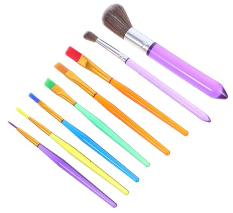 CIYODO 8pcs Dessert Multi-Function Cookie Cake Decorating Brush for Cake Icing Tools Pastry Brushes for Oil and Household Use
