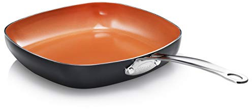 GOTHAM STEEL Tri-Ceramal 10.25 Square Shallow Pan