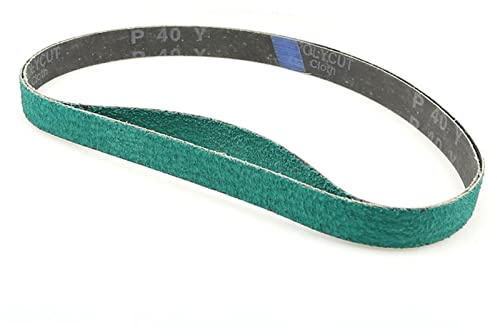 OVLIN 4 Stück Z/A-Schleifband 25,4 x 76,2 cm Schleifbänder 25 x 762 mm for Schleifen von Messerklingen (Color : P120 x 4 pcs, Size : 762x25mm)