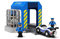 Wooden Train Tracks Accessories, Train Set Piece of Police Station Compatible with All Railroad Track collection, Train Toys Expansion Pack for Kids Ages 3 and Up.