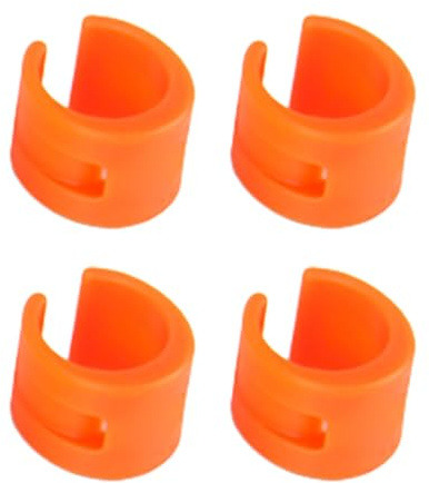 BUBEFSKD 4pcs Bicicletas Marco Protección Estado Protección Goma colisiones Anillos Bicicletas Cadena