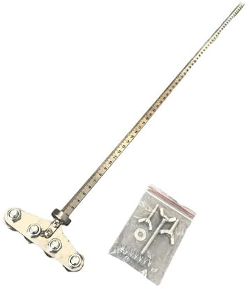 URPIZY Rail de guidage pour scie circulaire avec roulements linéaires pour une coupe précise du bois, glissière de guidage réglable en hauteur avec design à double rouleau, convient pour différentes