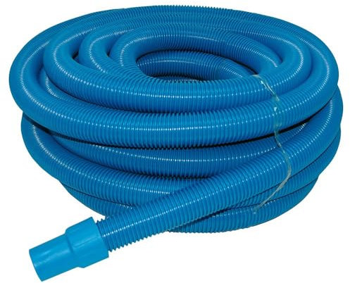 Productos QP Manguera para la Piscina, Flexible e Óptima para Limpiar a Fondo Piscinas, Manguera 8M con Maguitos 38