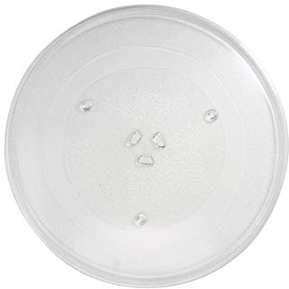 WB49X10063 Microwave Glass Turntable Plate Replacement for General Electric JVM7195SK2SS - Compatible with WB49X10063 14 1/8 Inch Glass Tray