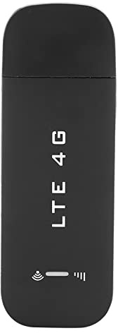 Tarjeta de Red Inalámbrica 4G, Adaptador de Red Inalámbrica USB 2.0 de Alta Velocidad de 100 Mbps, Adaptador WiFi Compatible con Tarjeta de Memoria de 32 GB, Color Negro para PC, Computadora Portátil