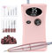 Pulidoras de Uñas Eléctricas, Cadrim Torno para Uñas Profesional 35000rpm,11 en 1 set de Manicura Pedicura,Lima de Uñas Eléctrica Recargable USB,Taladro de Uñas con Pantalla LED para Salón DIY