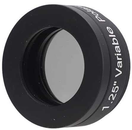Filtro Polarizador Variable de 1,25 Pulgadas, Filtro Lunar Polarizador Variable para Telescopios, Filtro Ocular de Telescopio, Filtro de Telescopio, Filtro de Lente Polarizador