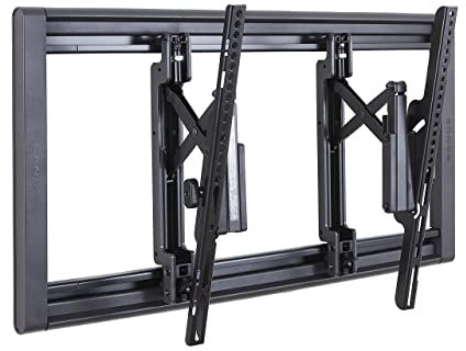 SANUS Advanced Tilt 4D Premium TV Wall Mount Bracket For Most 42- 90 Flat Screen TVs - Universal Low Profile Tilting TV Mount. Fits 16,18,24 Studs-Max Weight 150 lbs & Max VESA 600 x 400mm - OLT7
