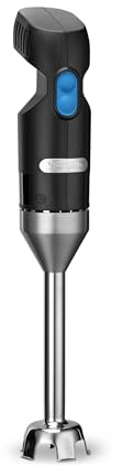 Waring Commercial Quik Stix Light Duty Stick Immersion Hand Held Blender, 7 Fixed Sealed Shaft, Steel Blade, 2 Speed, Professional Restaurant Foodservice Grade, 3 Gallon, 120V 100W, WSB35, Black
