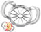 Apple Slicer,Stainless Steel Construction Apple Corer with 12 Stainless Steel Blades,Divider for Up to 4 Inches Apples,All-Metal Ultra-Sharp Apple Cutter Pitter for Apple Pear Potato(Silver)