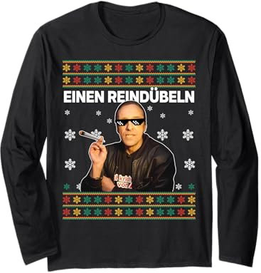 EINEN REINDÜBELN - ARNO'S DÜBEL Christmas Bubatz Weihnachten Langarmshirt