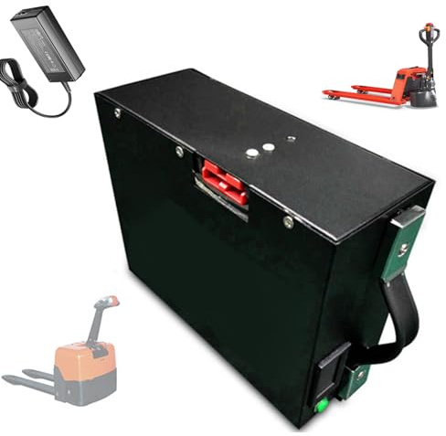 HJGHY Batteria agli ioni di Litio per carrelli elevatori elettrici da 24 V, 48 V, 10 Ah, 15 Ah, 25 Ah, per Camion di carico e Scarico, per Camion di logistica da Magazzino