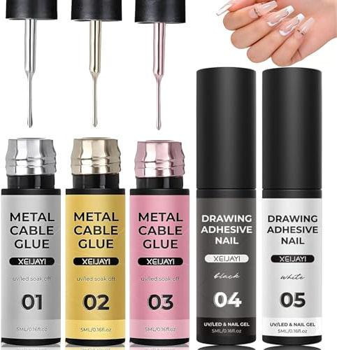 Smalto per unghie a specchio metallico, 5 colori, altamente riflettente, gel metallico, per manicure e nail art