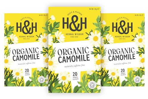 Heath & Heather Organic Chamomile Tea - 3 Pack Gift Box