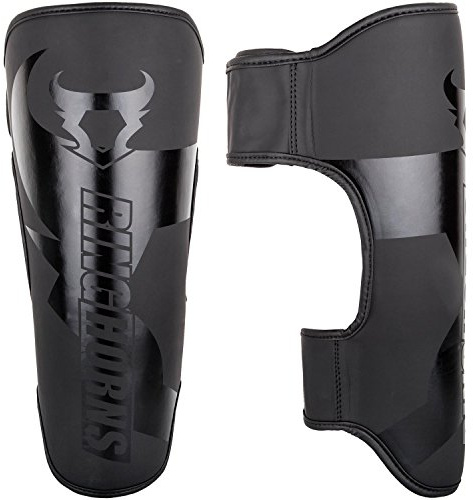 Ringhorns, Charger Schienbeinschützer, Herren, M, Schwarz/Schwarz
