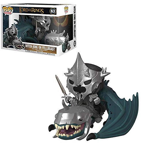Funko Pop! Rides: The Lord Witch-King Of Agmar The Rings : Witch King With Fellbeast - Lord Of The Rings - el Señor de los Anillos - Figura de Vinilo Coleccionable - Idea de Regalo- Mercancia Oficial