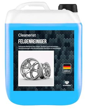 Felgenreiniger 5 L im Kanister I Profiqualität I SÄUREFREI I Made in Germany I für Chrom-, Stahl-, und Alufelgen I für Motorrad-, Fahrrad oder Autofelgen 1L=3.98€