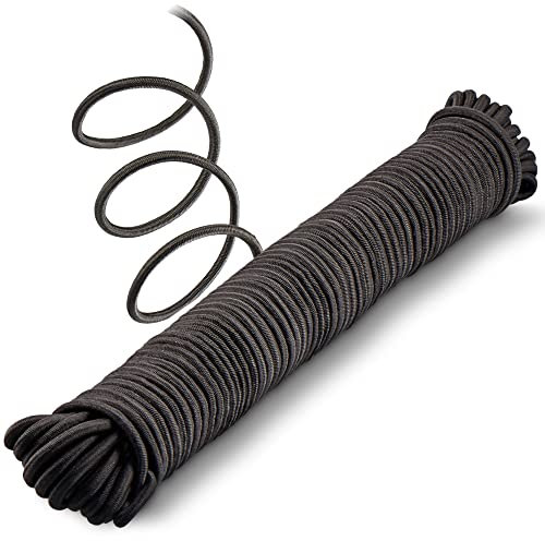 COM-FOUR® corde elastiche - corda di tensionamento per striscioni, poster, tende, padiglioni - tenditori in gomma per trasporto, campeggio, sport, bagagli - corda di espansione